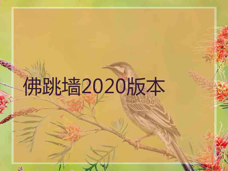 佛跳墙2020版本