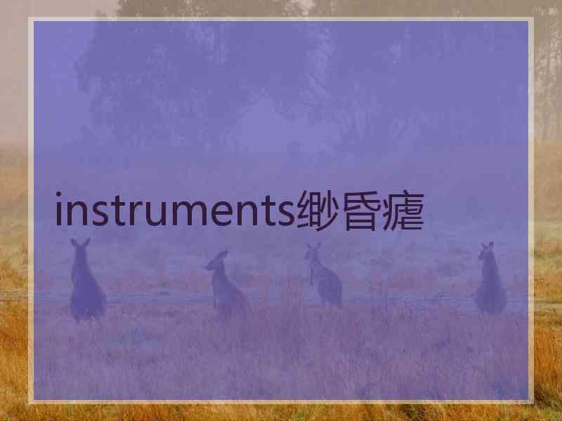 instruments缈昏瘧