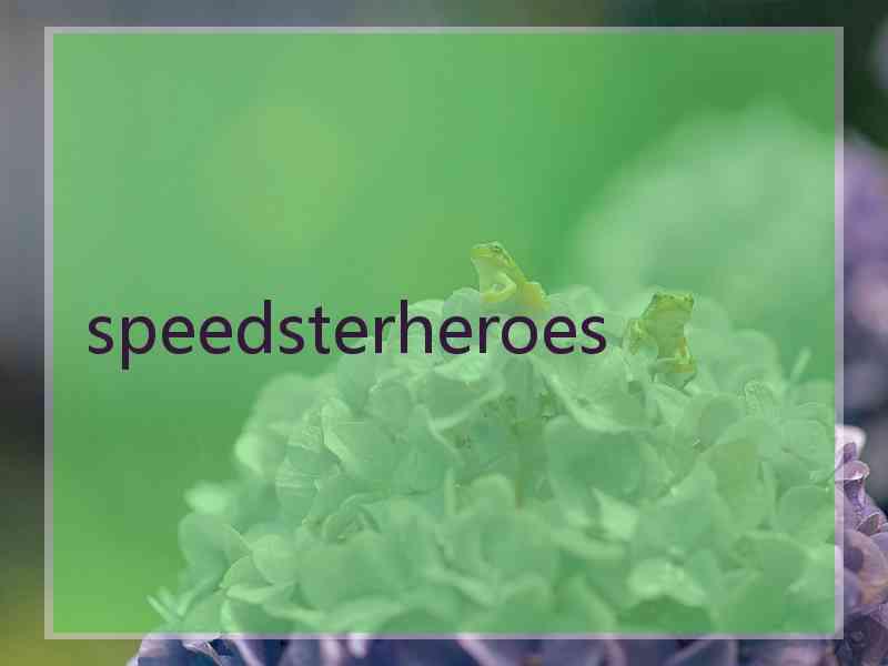 speedsterheroes