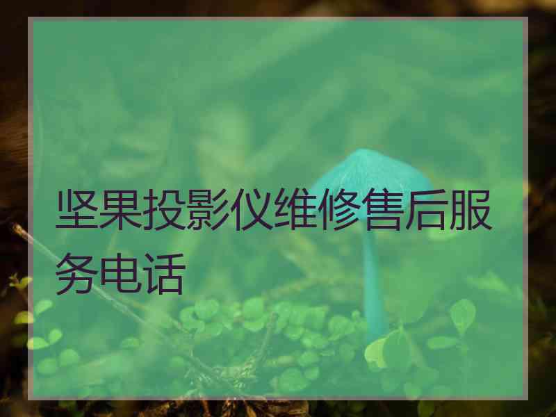 坚果投影仪维修售后服务电话