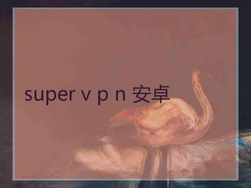 super v p n 安卓