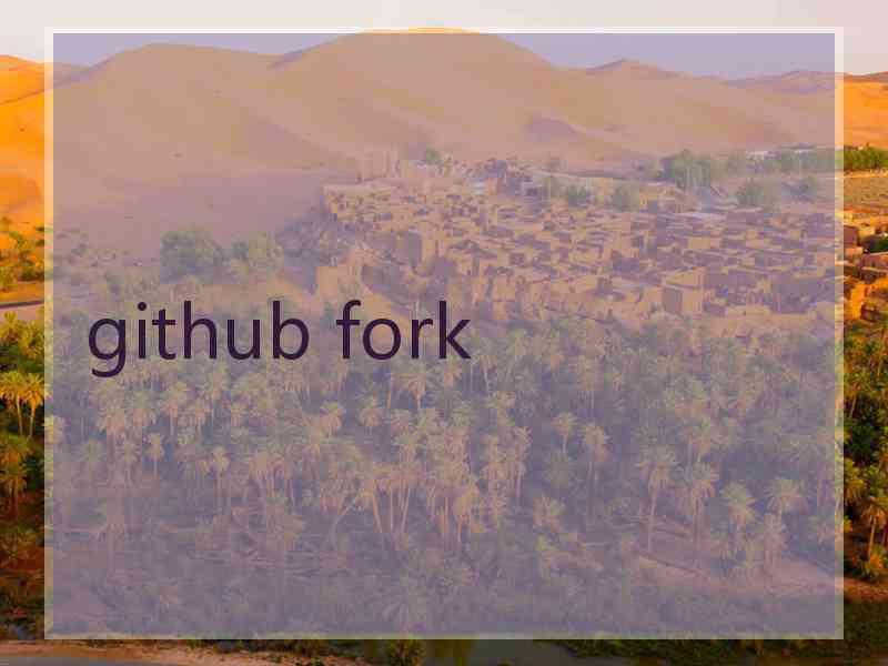 github fork