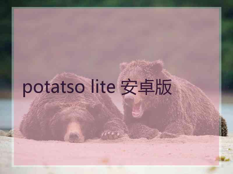 potatso lite 安卓版