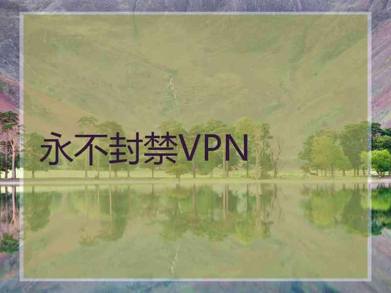 永不封禁VPN