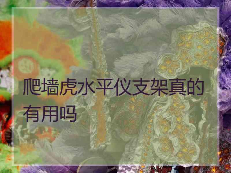 爬墙虎水平仪支架真的有用吗