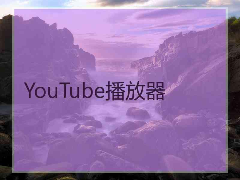 YouTube播放器