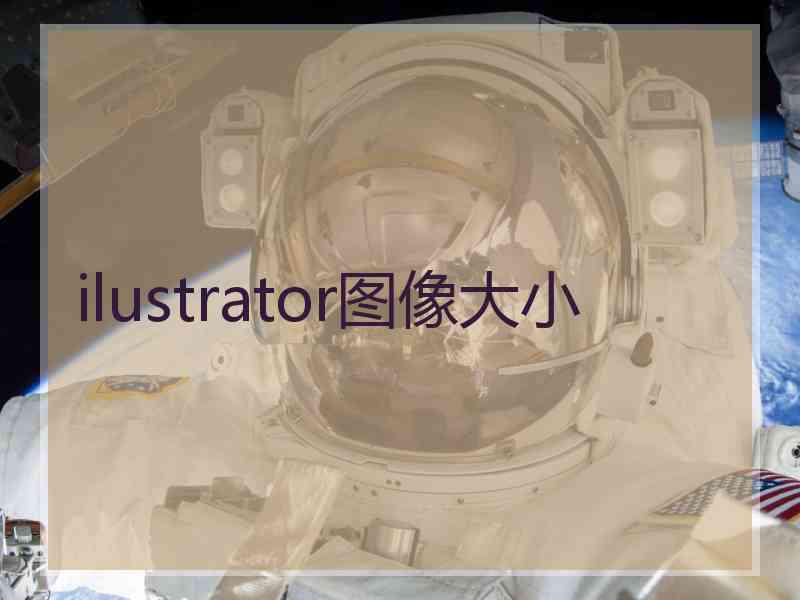 ilustrator图像大小