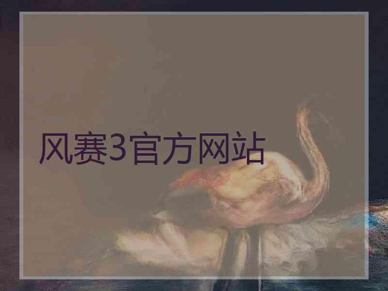 风赛3官方网站