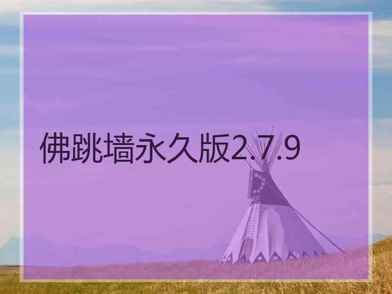 佛跳墙永久版2.7.9