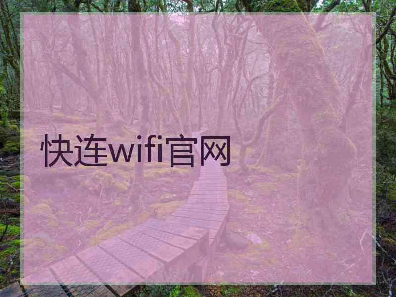 快连wifi官网