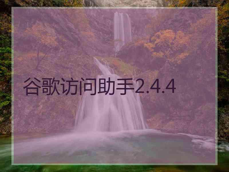 谷歌访问助手2.4.4