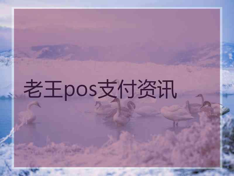 老王pos支付资讯