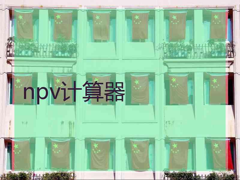 npv计算器