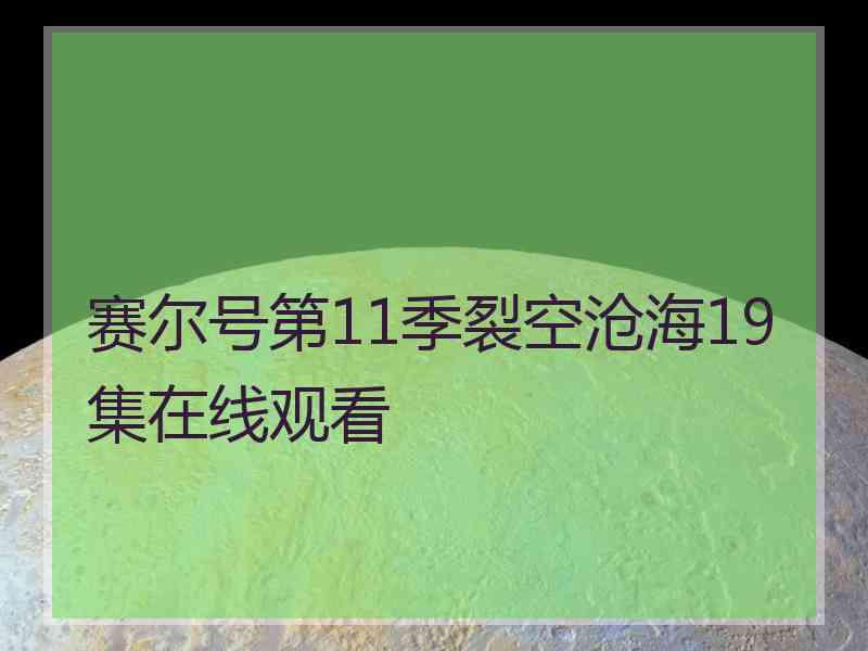 赛尔号第11季裂空沧海19集在线观看