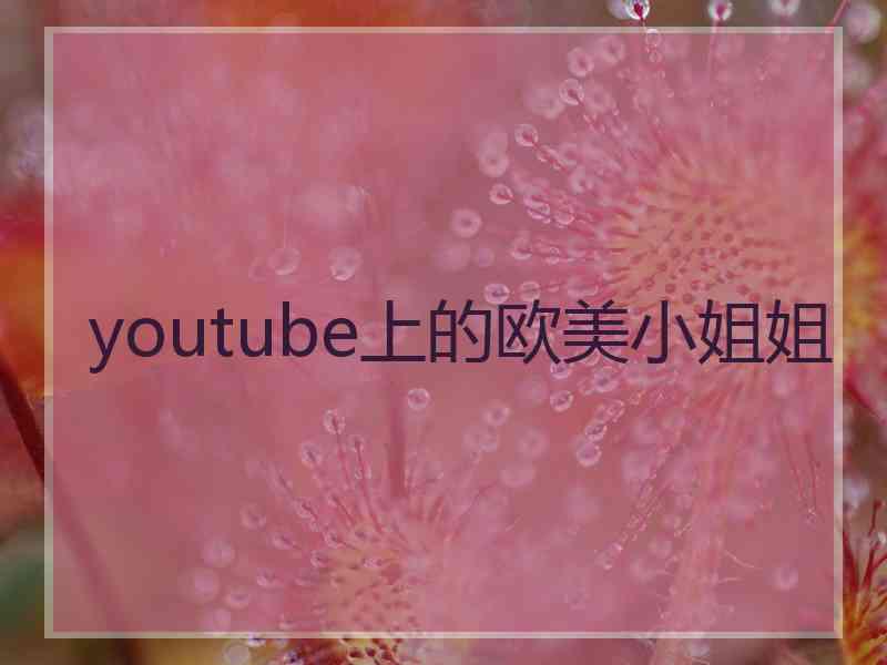 youtube上的欧美小姐姐