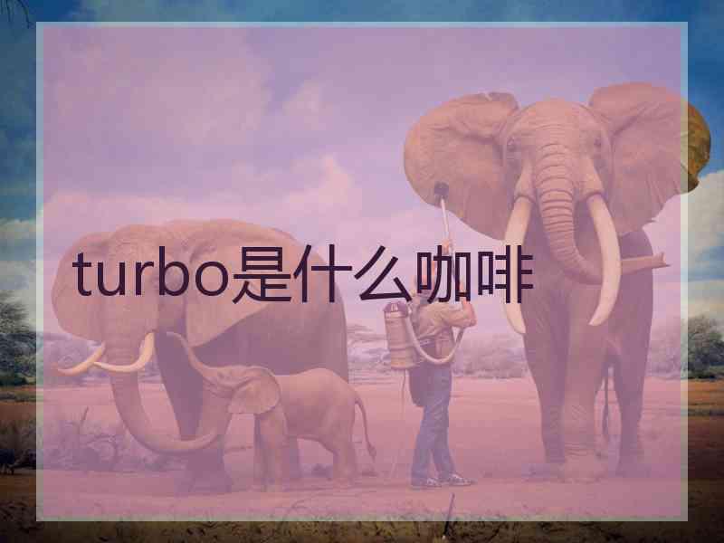 turbo是什么咖啡