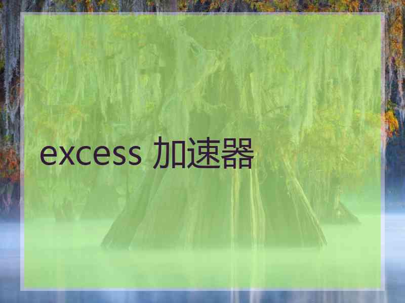 excess 加速器