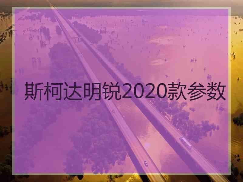 斯柯达明锐2020款参数