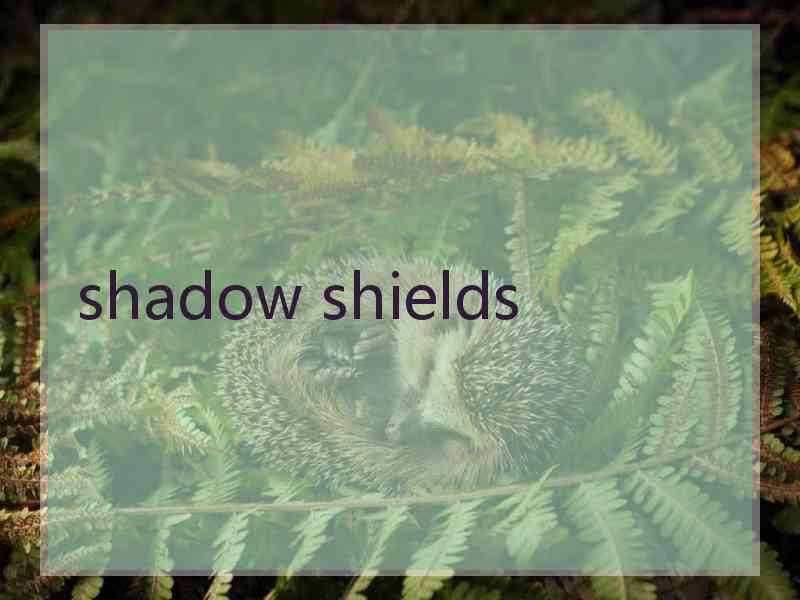 shadow shields