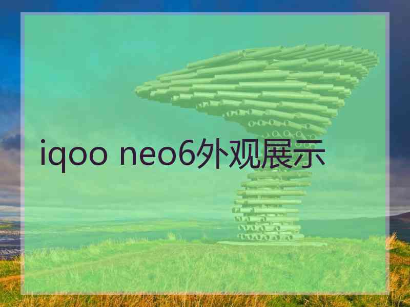 iqoo neo6外观展示