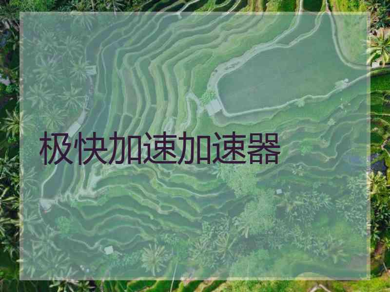 极快加速加速器