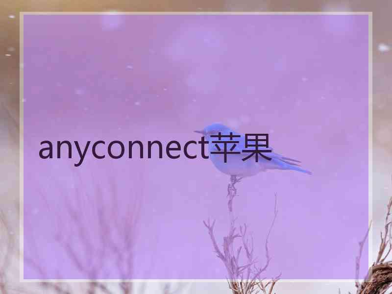 anyconnect苹果