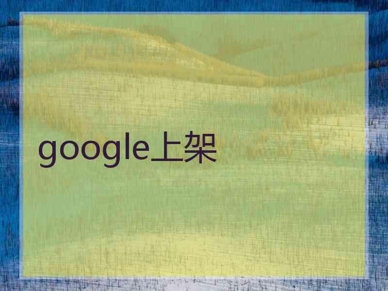 google上架