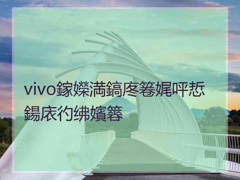 vivo鎵嬫満鎬庝箞娓呯悊鍚庡彴绋嬪簭