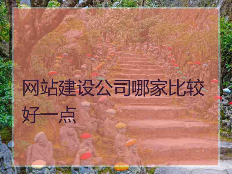 网站建设公司哪家比较好一点