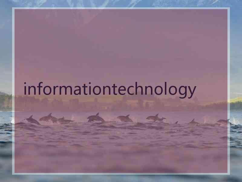 informationtechnology