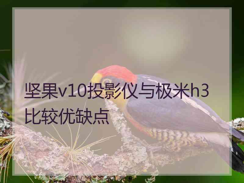 坚果v10投影仪与极米h3比较优缺点