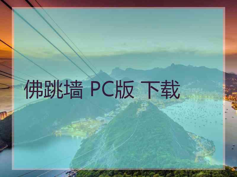 佛跳墙 PC版 下载