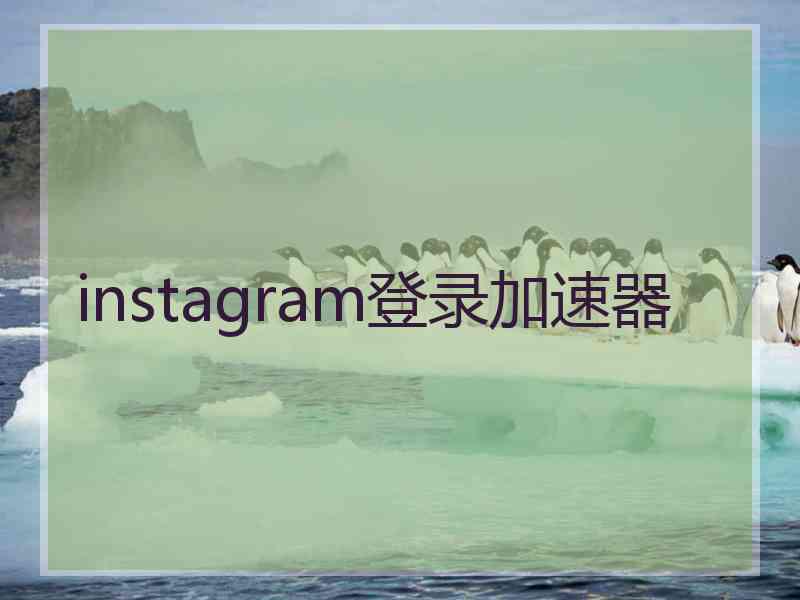 instagram登录加速器