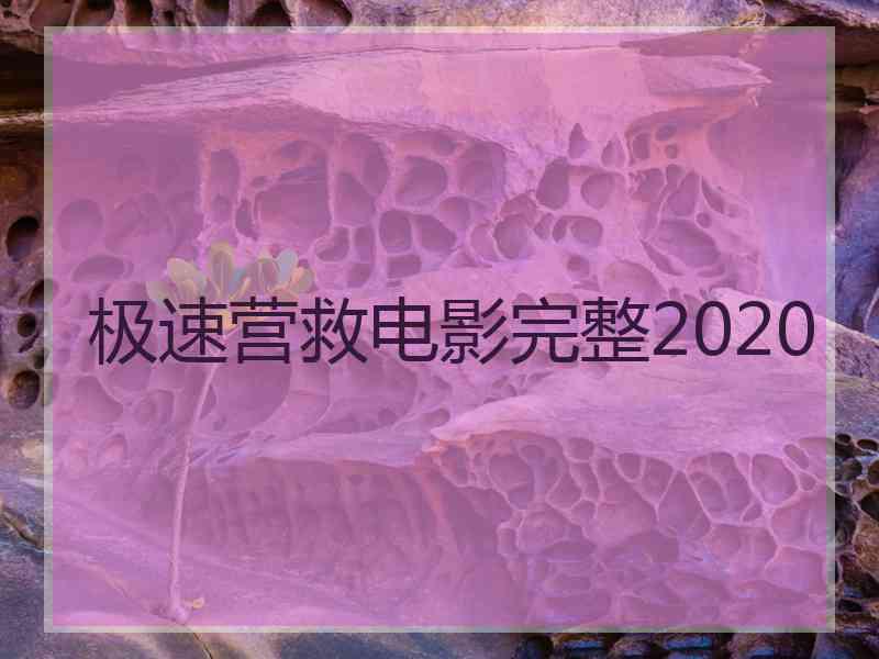 极速营救电影完整2020