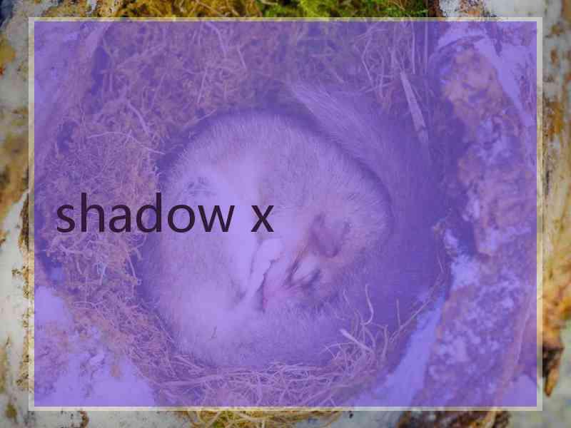 shadow x