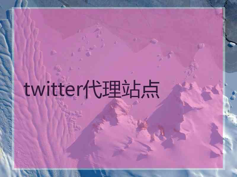 twitter代理站点