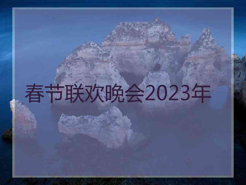 春节联欢晚会2023年