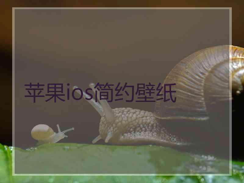 苹果ios简约壁纸