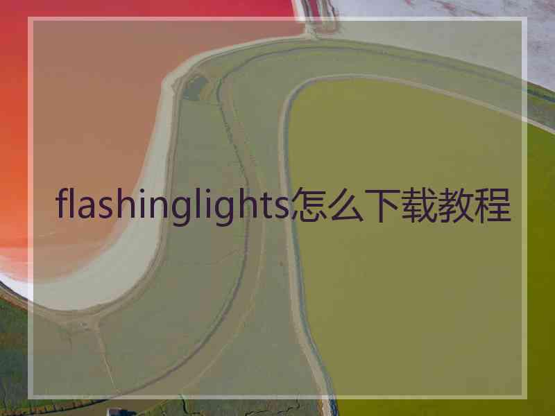 flashinglights怎么下载教程