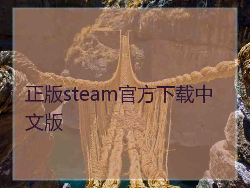 正版steam官方下载中文版