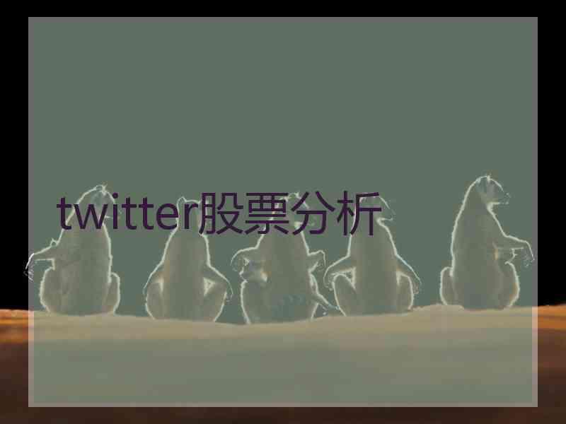 twitter股票分析