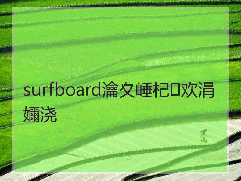 surfboard瀹夊崜杞欢涓嬭浇