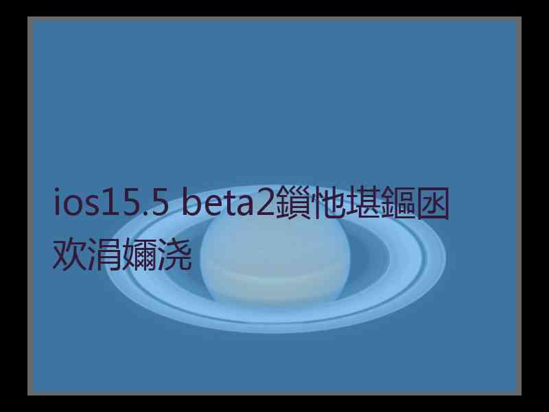 ios15.5 beta2鎻忚堪鏂囦欢涓嬭浇