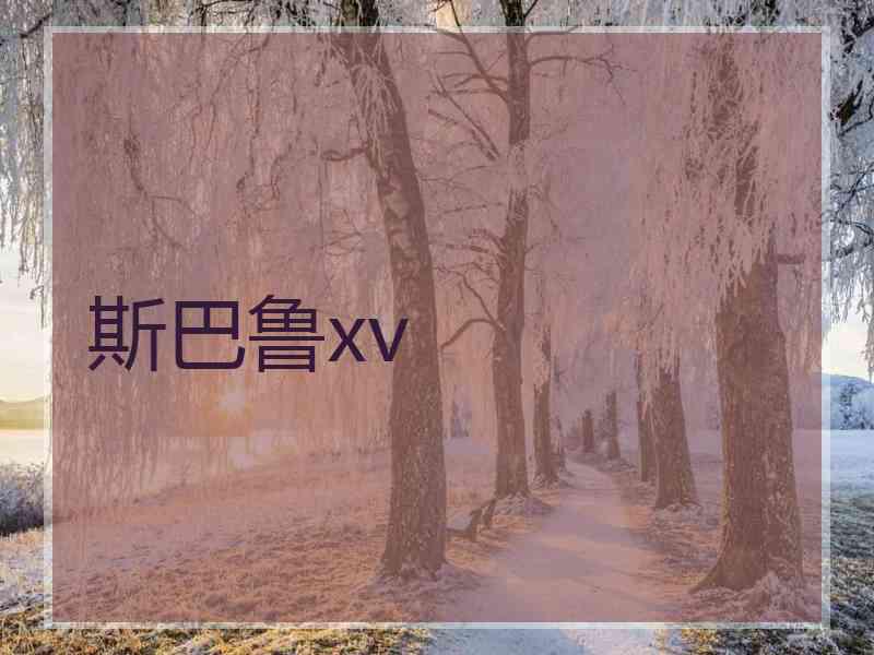 斯巴鲁xv