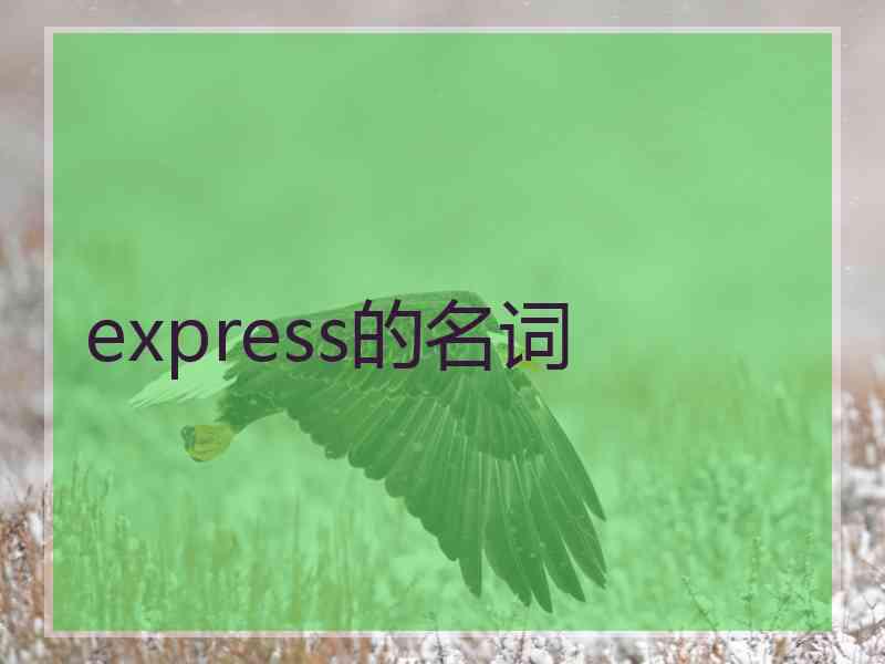 express的名词