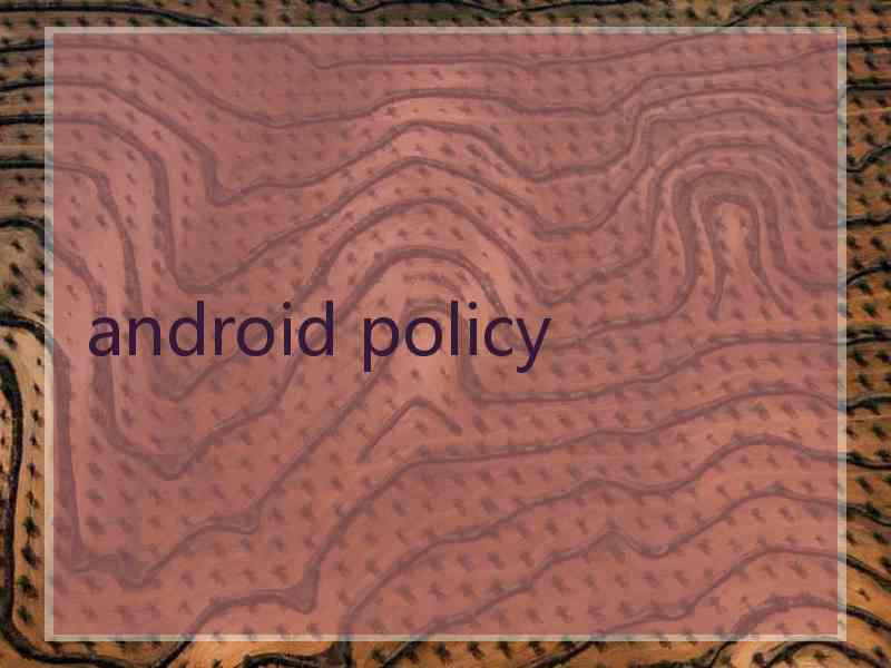 android policy