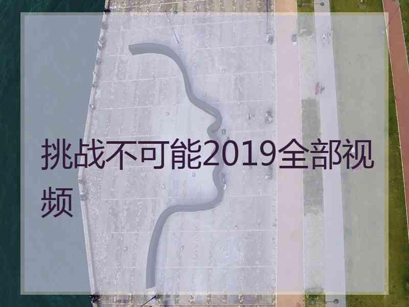 挑战不可能2019全部视频